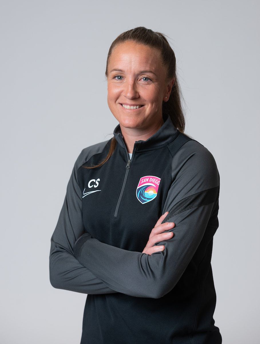 San Diego Wave Football Club Shoot Headshot of Casey Stoney