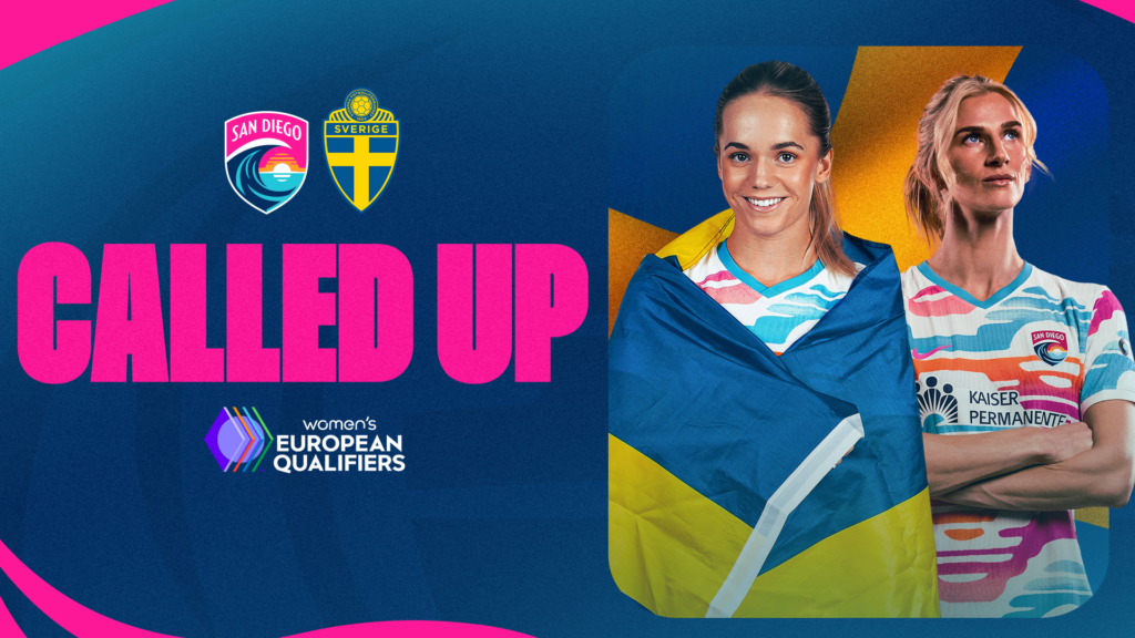 San Diego Wave FC’s Sofia Jakobsson and Hanna Lundkvist Named to Sweden