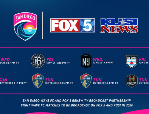 San Diego Wave FC and FOX 5 Renew TV Broadcast Partnership