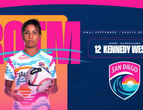 San Diego Wave Defender Kennedy Wesley Named NWSL Rookie of the Month for September