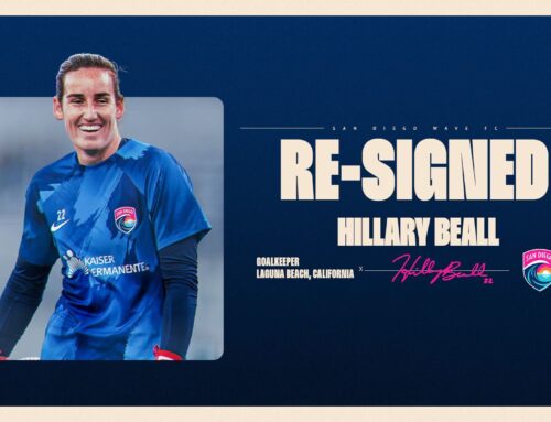 San Diego Wave FC Re-Sign Goalkeeper Hillary Beall to New Contract