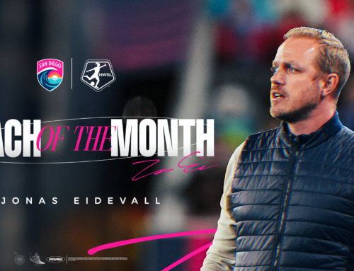 San Diego Wave FC Head Coach Jonas Eidevall Named May Coach of the Month