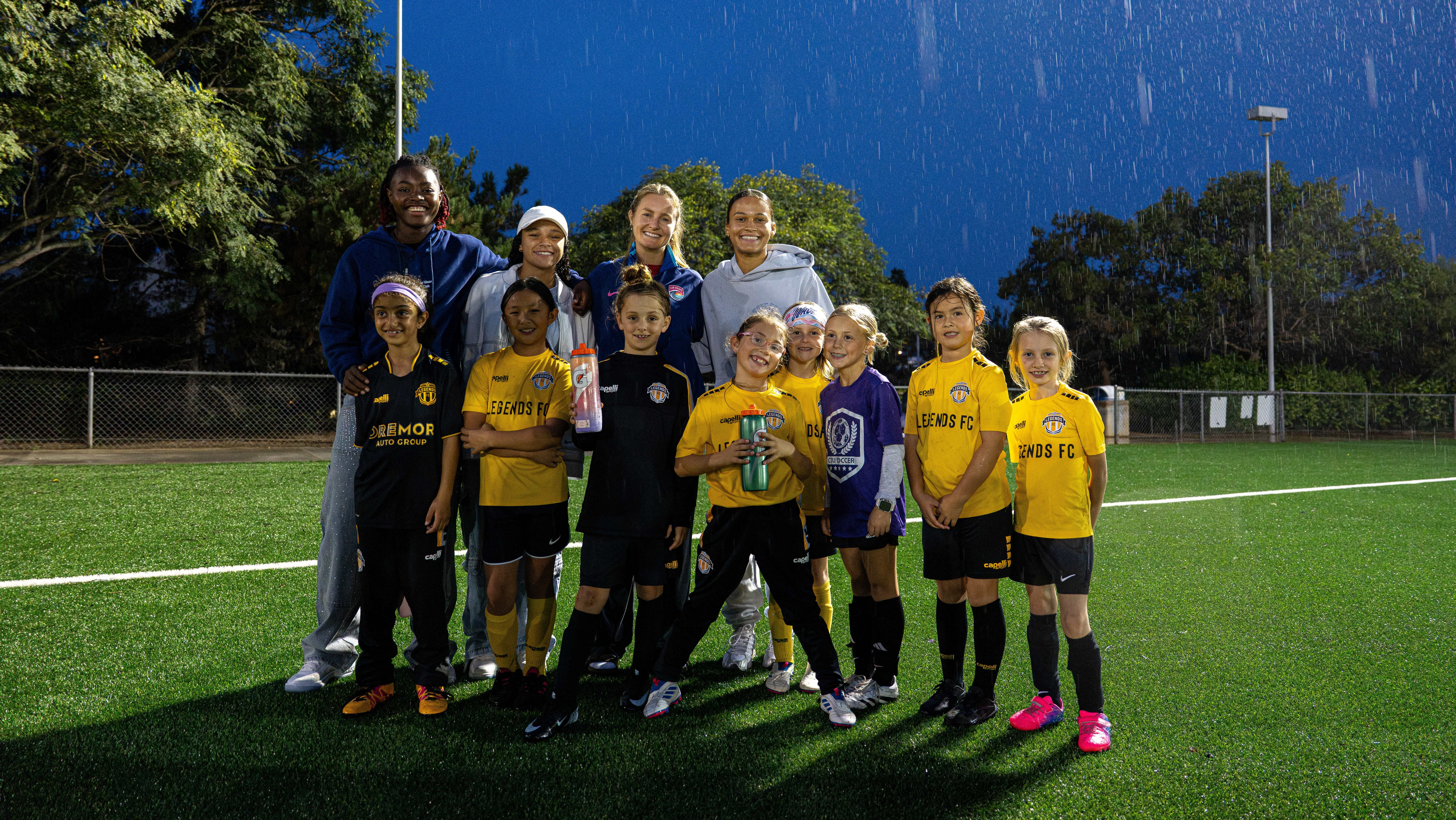 San Diego Wave FC Gatorade Clinic 11142025