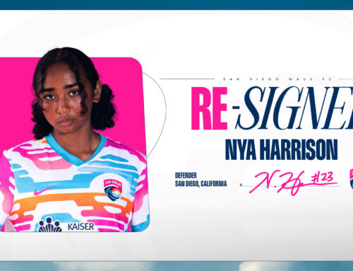 San Diego Wave FC Signs Defender Nya Harrison to a New Contract