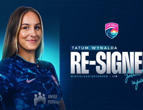 San Diego Wave FC Signs Midfielder/Defender Tatum Wynalda to New Injury Replacement Contract 